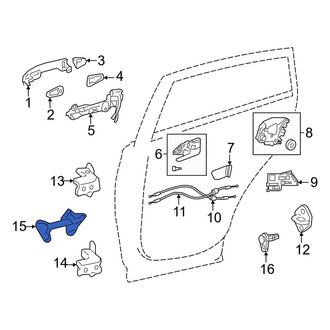 Toyota OE - Rear Door Check