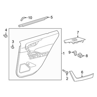 Toyota OE - Rear Door - Interior Trim