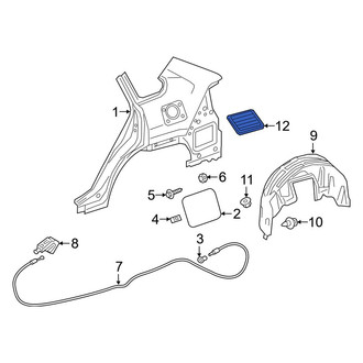 Toyota OE - Rear Left Quarter Panel Vent
