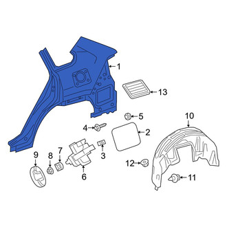 Toyota OE - Rear Left Outer Quarter Panel