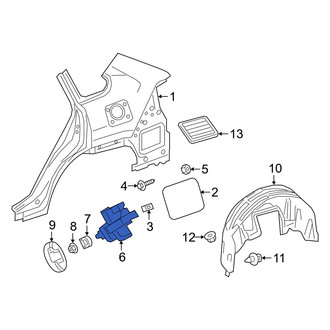 Toyota OE - Rear Fuel Filler Door Lock Actuator