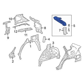 Toyota OE - Rear Right Inner Quarter Panel
