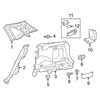 Toyota OE - Quarter Panel - Interior Trim