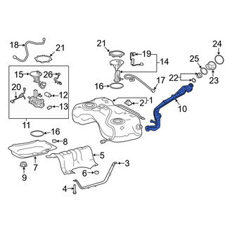 Toyota OE - Fuel Tank Filler Neck