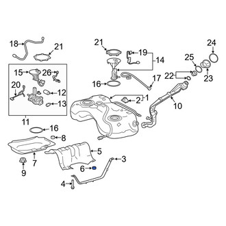 Toyota OE - Fuel Tank Shield Clip