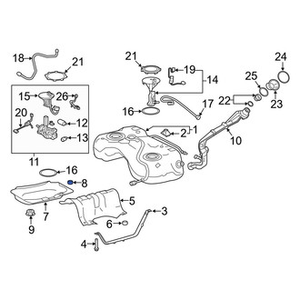 Toyota OE - Lower Fuel Tank Shield Grommet
