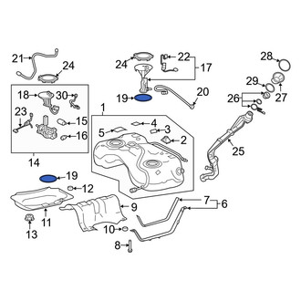 Toyota OE - Fuel Pump Tank Seal