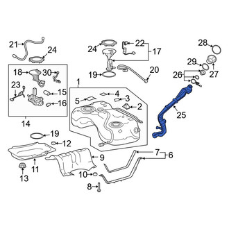 Toyota OE - Fuel Tank Filler Neck