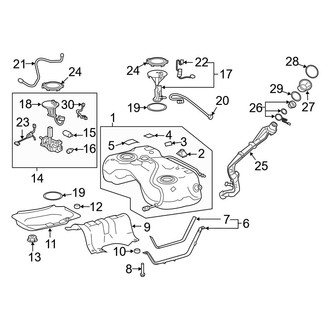Toyota OE - Fuel System Components (Japan Built), (Adventure / LE / Limited / XLE / XLE Premium)