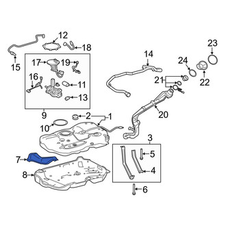 Toyota OE - Upper Fuel Tank Shield