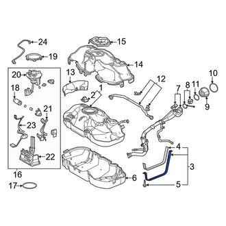 Toyota OE - Front Fuel Tank Strap