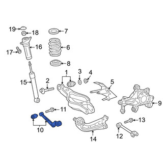 Toyota OE - Rear Left Upper Suspension Control Arm