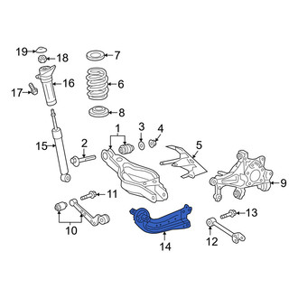 Toyota OE - Rear Right Suspension Trailing Arm