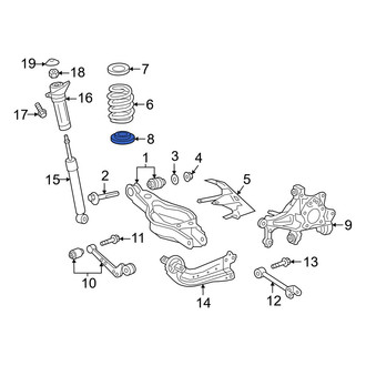 Toyota OE - Rear Lower Coil Spring Insulator
