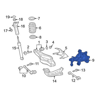 Toyota OE - Rear Left Suspension Knuckle