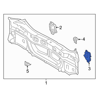 Toyota OE - Rear Left Rear Body Reinforcement Plate