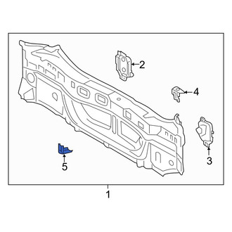 Toyota OE - Rear Lower Bumper Cover Bracket