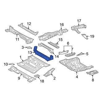 Toyota OE - Rear Upper Floor Pan Crossmember