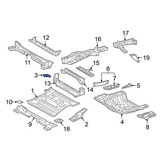 Toyota OE - Rear Trunk Floor Access Cover