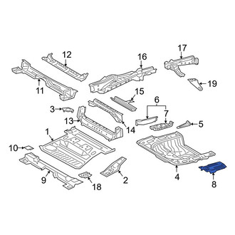 Toyota OE - Rear Left Floor Extension