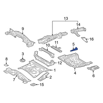 Toyota OE - Rear Left Floor Support