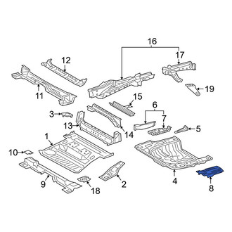 Toyota OE - Rear Left Floor Extension