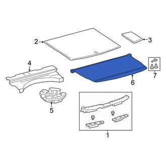 Toyota OE - Rear Cargo Cover