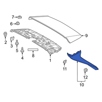 Toyota OE - Rear Center Spoiler
