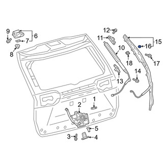 Toyota OE - Liftgate Object Sensor Clip