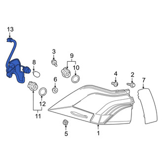Toyota OE - Rear Tail Light Socket