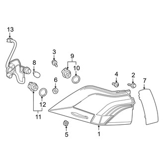 Toyota OE - Rear Lamps - Tail Lamps (Japan Built)
