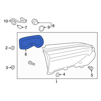 Toyota OE - Left Back Up Light Assembly Gasket