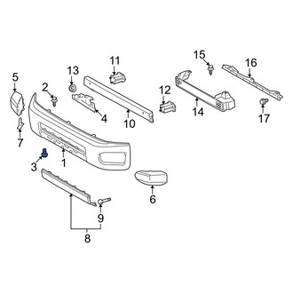 Toyota OE - Rear Lower Bumper Cover Bolt