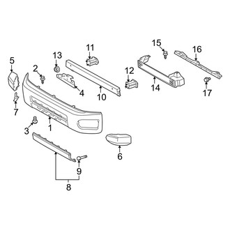 Toyota OE - Front Bumper - Bumper & Components