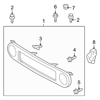 Toyota OE - Grille & Components