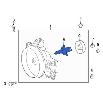 Toyota OE - Front Headlight Bulb