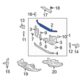 Toyota OE - Front Upper Radiator Support Tie Bar