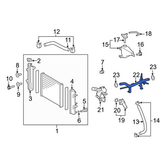 Toyota OE - Engine Coolant Pipe