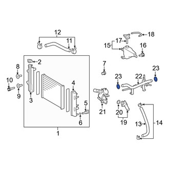Toyota OE - Engine Coolant Pipe O-Ring