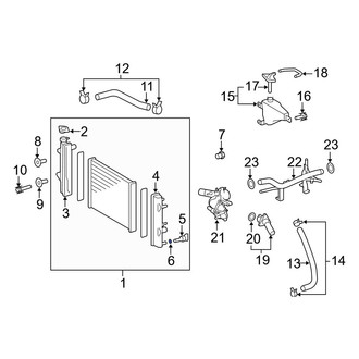Toyota OE - Radiator Drain Plug Gasket