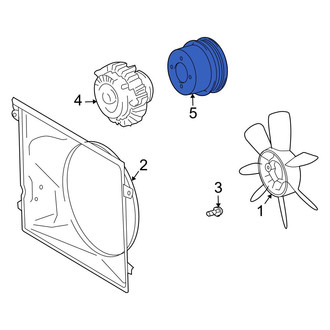 Toyota OE - Engine Cooling Fan Clutch Pulley