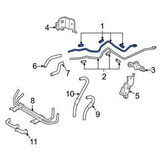 Toyota OE - Automatic Transmission Oil Cooler Hose