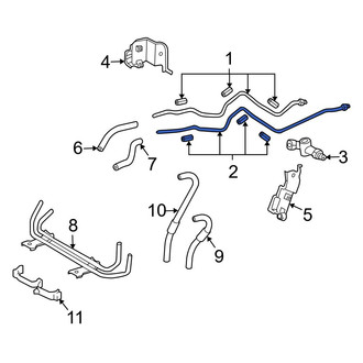 Toyota OE - Automatic Transmission Oil Cooler Hose