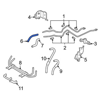 Toyota OE - Automatic Transmission Oil Cooler Hose