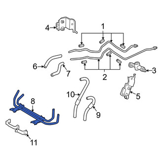 Toyota OE - Automatic Transmission Oil Cooler Hose