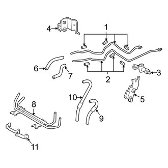 Toyota OE - Cooling - Trans Oil Cooler Lines
