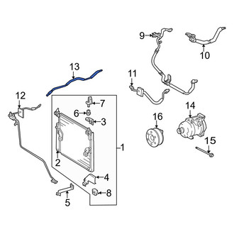 Toyota OE - Front A/C Pipe