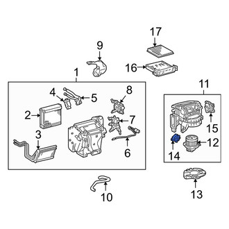 Toyota OE - HVAC Blower Motor Resistor