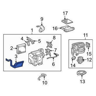 Toyota OE - HVAC Heater Core