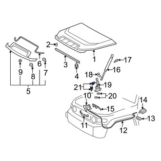 Toyota OE - Hood Hinge Bolt